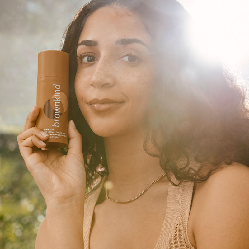 brownkind Cleanser – Normal to Dry Skin 100ml with Even Tone Defender