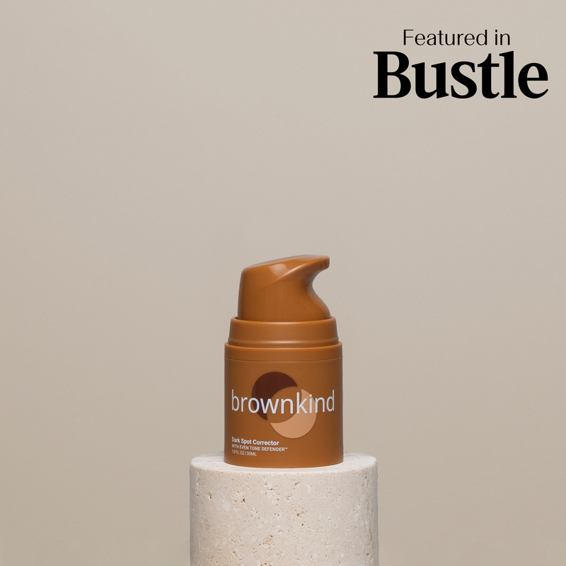  Brownkind Dark Spot Corrector w/ Featured in Bustle logo